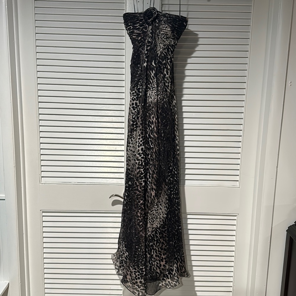 Teri Jon gown size 4 silk